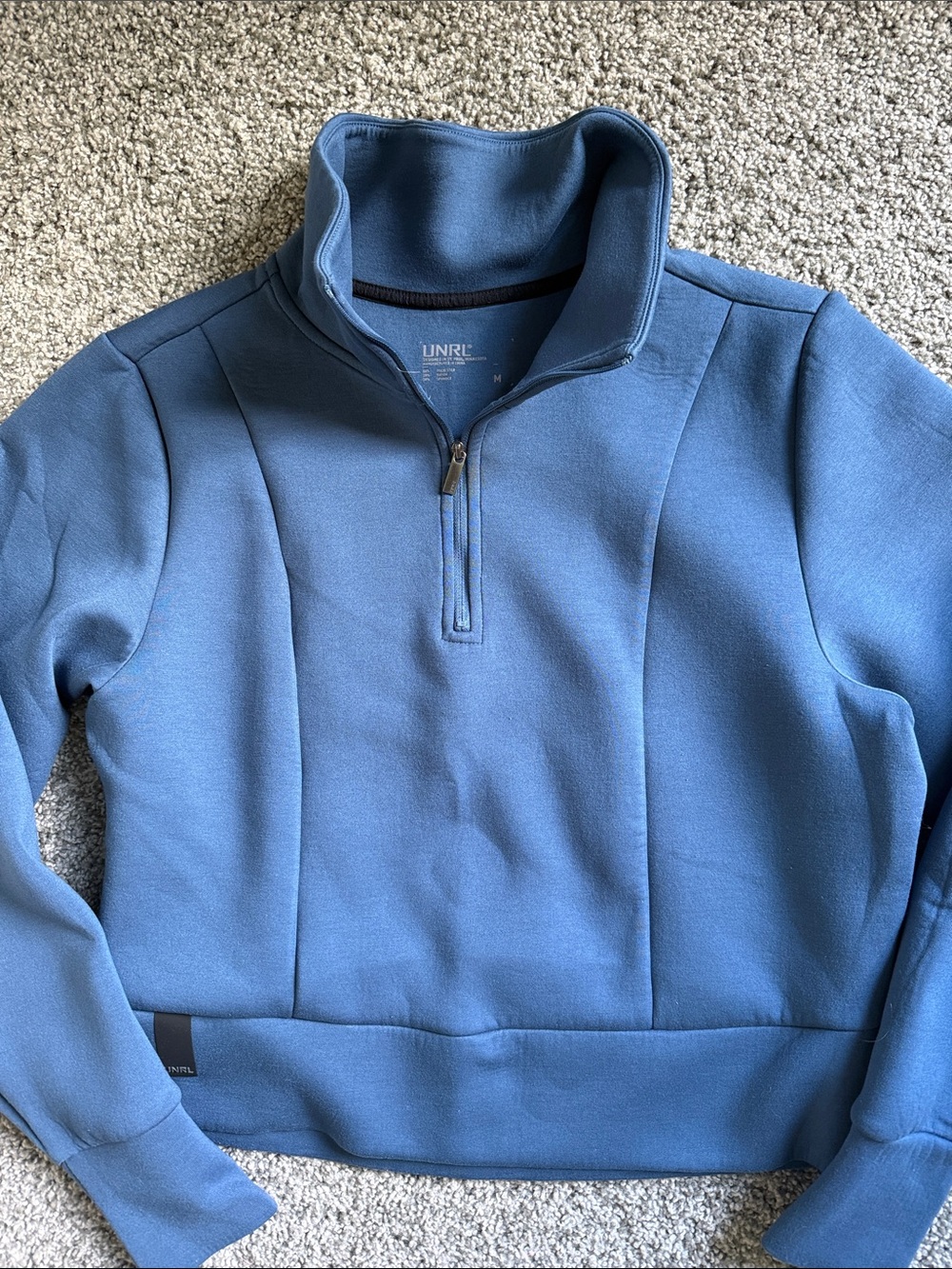 Women’s UNRL Blue Half-Zip Sweatshirt